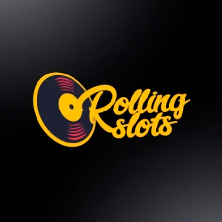 Rolling Slots logo color background